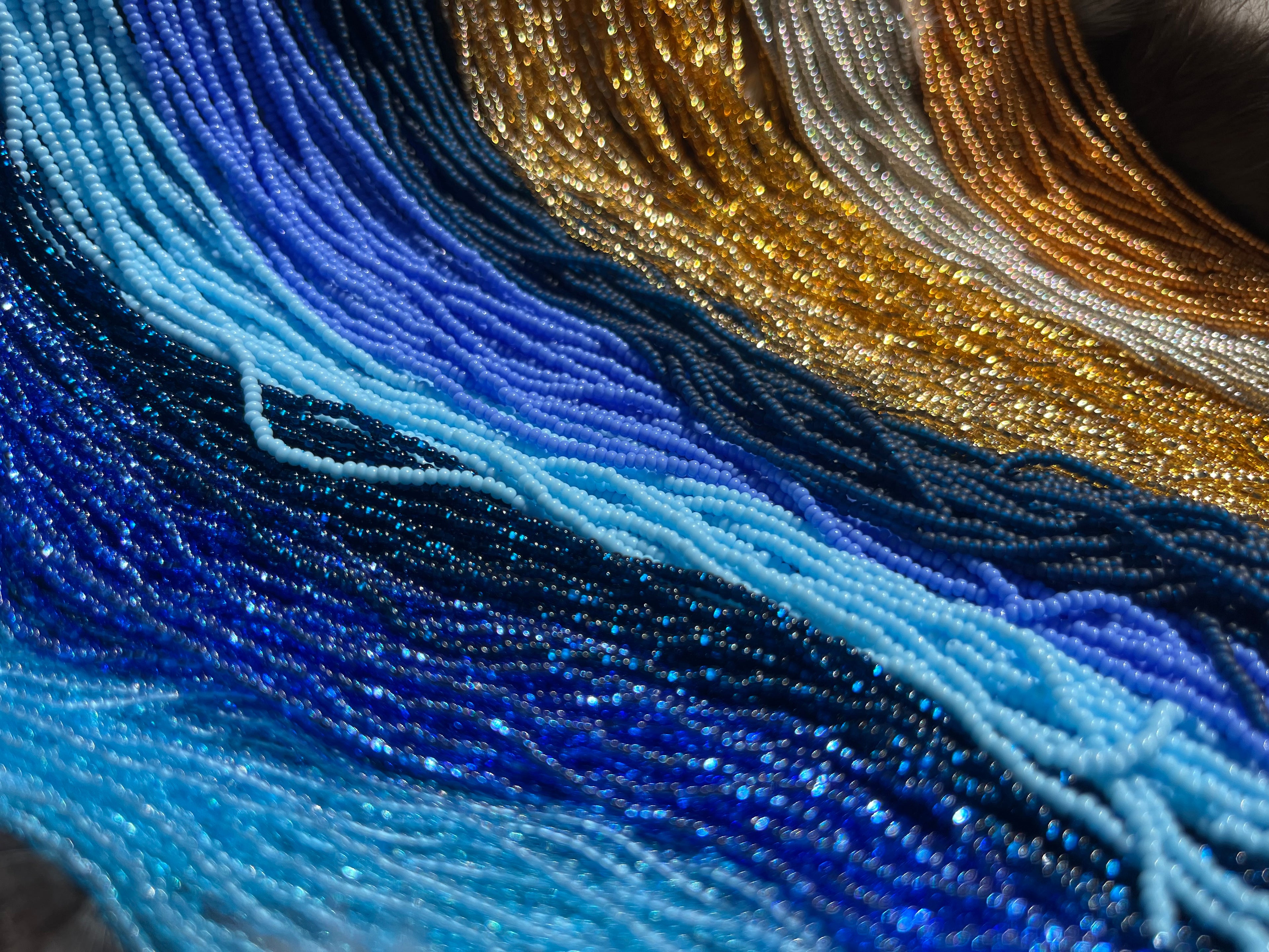 Thunderstorm Set- Size 11 Czech Glass Seed Bead Hank Set (10 Colors)