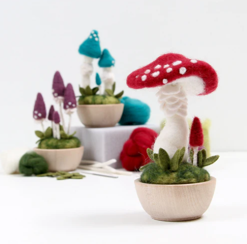 Needle-felted Mushroom Workshop