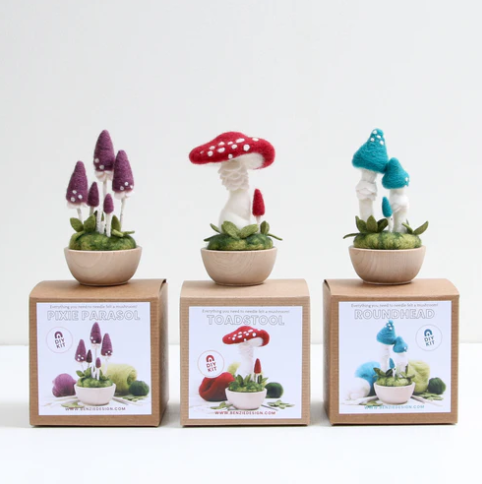 Needle-felted Mushroom Workshop