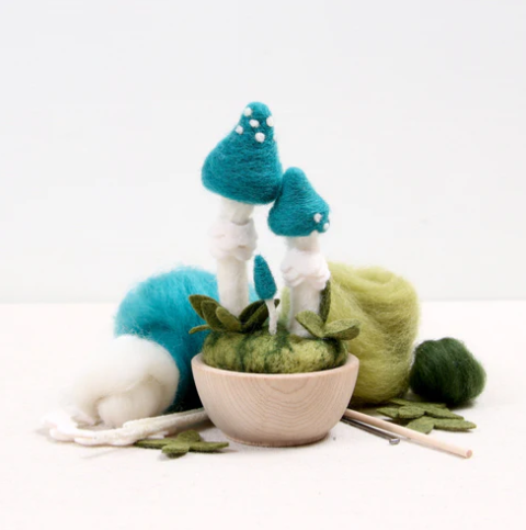 Needle-felted Mushroom Workshop