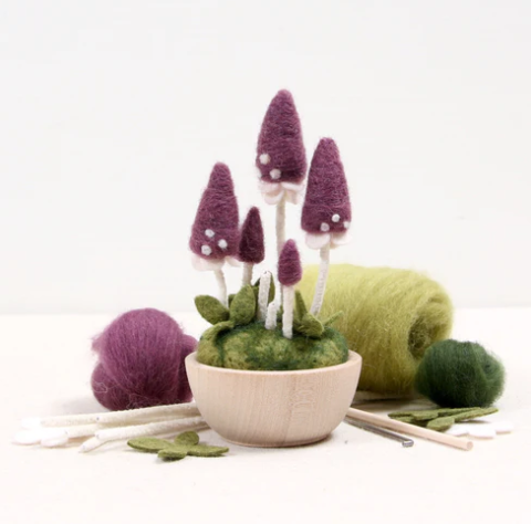 Needle-felted Mushroom Workshop