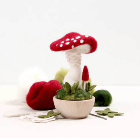 Needle-felted Mushroom Workshop